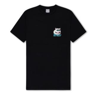 Čierne tričko RIPNDIP TRIO TEE BLACK Veľkosť: S, Farba: Čierna