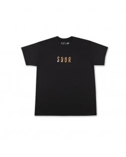 Čierne tričko SOUR RUG TEE BLACK Veľkosť: L, Farba: Čierna