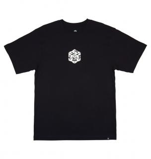 DC JAAKKO CUBIC TEE BLACK Veľkosť: L, Farba: Čierna