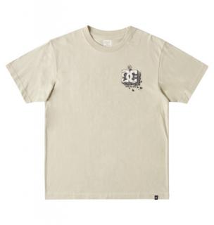 DC STILL HERE TEE BEIGE Veľkosť: XL, Farba: Šedá