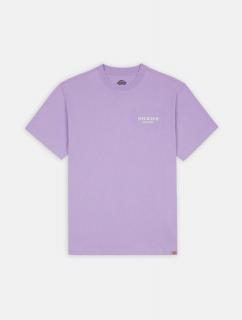 Fialové tričko DICKIES OATFIELD TEE PURPLE ROSE Veľkosť: L, Farba: Fialová