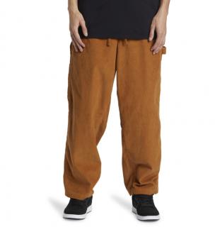 Hnedé nohavice DC SHOES LODGE CARPENTER PANT BROWN Veľkosť: XL, Farba: Hnedá