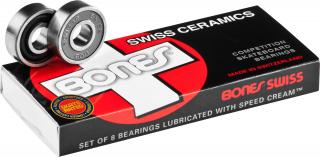 Keramické skateboardové ložiská BONES SWISS CERAMIC