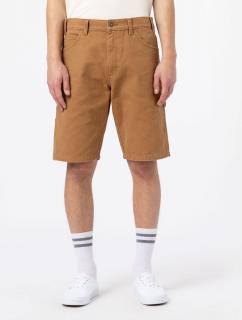 Krátke nohavice DICKIES DUCK CANVAS SHORTS STONE WASHED BROWN DUCK Veľkosť nohavíc: 31