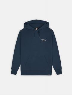 Modrá mikina DICKIES OATFIELD HOODIE AIR FORCE BLUE Veľkosť: L, Farba: Modrá