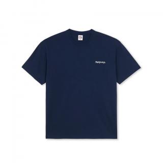 Modré tričko POLAR SKATE CO. 12 FACES TEE DARK BLUE Veľkosť: L, Farba: Modrá