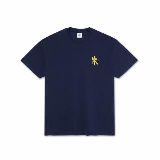 Modré tričko POLAR SKATE CO. COSMIC TEE DARK BLUE Veľkosť: XL, Farba: Modrá
