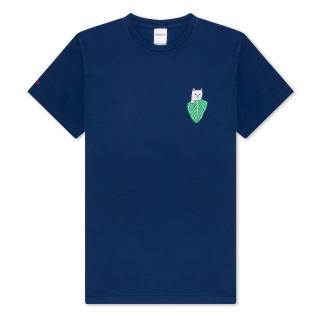 Modré tričko RIPNDIP NERMAL PORTRAIT TEE NAVY Veľkosť: L, Farba: Modrá