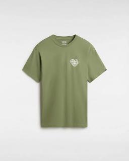 Modré tričko VANS NO PLAYERS TEE NAVY Veľkosť: L, Farba: Zelená
