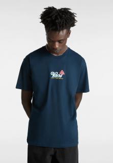 Modré tričko VANS PINEAPPLE SKULL TEE NAVY Veľkosť: L, Farba: Modrá