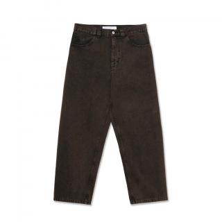 Nohavice POLAR SKATE CO. BIG BOY JEANS BROWN BLACK Veľkosť: XL, Farba: Hnedá