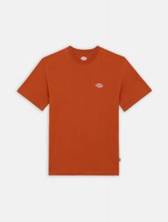 Oranžové tričko DICKIES SUMMERDALE BOMBAY BROWN Veľkosť: L, Farba: Oranžová