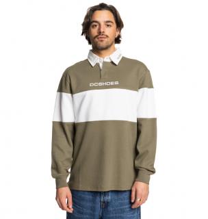 Polo košela DC SHOES HALF TIME LONG SLEEVE POLO Veľkosť: L, Farba: Zelená