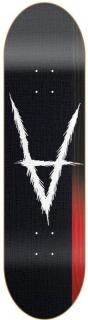 Skate doska ANTIZ DESCRIPTION BLACK/RED 8"