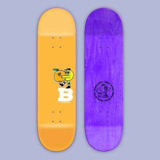 Skate doska BLAST SKATES FRUITY BUNCH ORANGE 8.5"