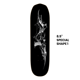 Skate doska TEMNÝ RUDO SHAPED 8.5"