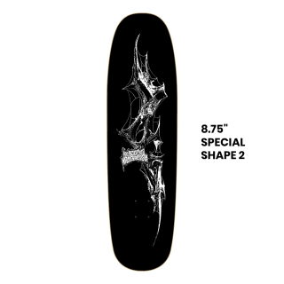 Skate doska TEMNÝ RUDO SHAPED 8.75"