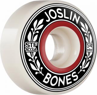 Skate kolieska BONES STF PRO 103A JOSLIN EMBLEM 54MM V1