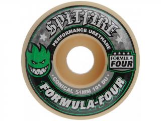 Skate kolieska SPITFIRE FORMULA FOUR GREEN PRINT 101DURO CONICAL 54MM