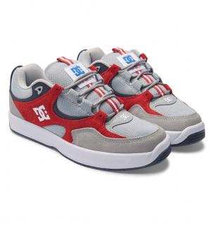 Skate topánka DC SHOES KALYNX ZERO GREY/RED Veľkosť EU: 42.5