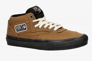 Skate topánky VANS SKATE HALF CAB CANVAS GOLDEN BROWN/BLACK Veľkosť EU: 41