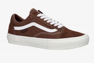 Skate topánky VANS SKATE OLD SKOOL NICK MICHEL BROWN/WHITE Veľkosť EU: 40.5