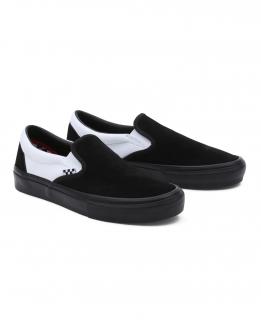 Skate topánky VANS SKATE SLIP-ON BLACK/BLACK/WHITE Veľkosť EU: 39
