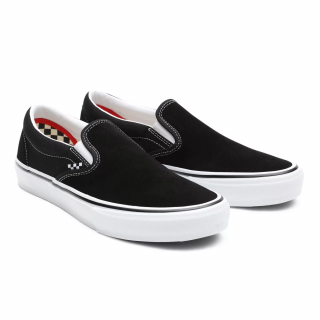 Skate topánky VANS SKATE SLIP-ON BLACK/WHITE Veľkosť EU: 39