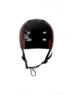 Skateboardová prilba PRILBA BULLET DELUXE FLAME GLOSS BLACK Veľkosť prilby: Junior