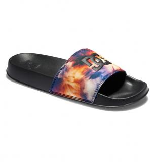 Šlapky DC SLIDE SANDALS BLACK/MULTI Veľkosť EU: 40.5