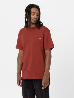Tehlové tričko DICKIES LURAY POCKET TEE FIRED BRICK Veľkosť: L, Farba: Červená