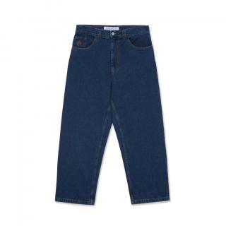 Tmavo modré nohavice POLAR SKATE CO. BIG BOY JEANS DARK BLUE Veľkosť: XS, Farba: Modrá