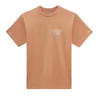 Tričko VANS FULL PATCH BACK TEE COPPER TAN/WHITE Veľkosť: L