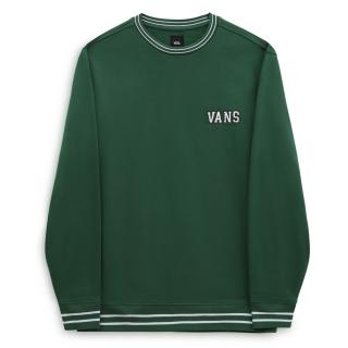 Zelená mikina VANS VARSITY CREW EDEN Veľkosť: L, Farba: Zelená