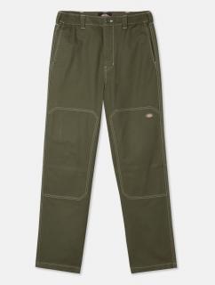 Zelené nohavice DICKIES FLORALA PANT MILITARY GREEN Veľkosť nohavíc: 32