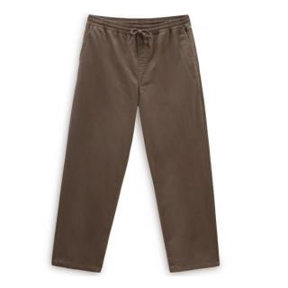 Zelené nohavice VANS RANGE BAGGY TAPERED ELASTIC WAIST PANT CANTEEN Veľkosť: L, Farba: Zelená