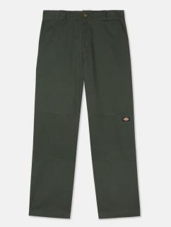 Zelené skate nohavie DICKIES VALLEY GRANDE DOUBLE KNEE OLIVE GREEN Veľkosť nohavíc: 33x32