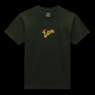 Zelené tričko VANS JAZZ LOGO MMOUNTAIN VIEW Veľkosť: L, Farba: Zelená
