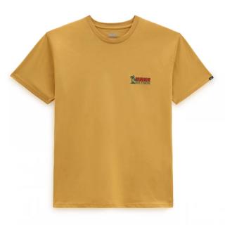 Žlté tričko VANS RECORDS TEE NARCISSUS Veľkosť: XL, Farba: Žltá