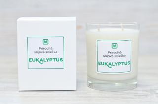 Sójová sviečka EUKALYPTUS XL