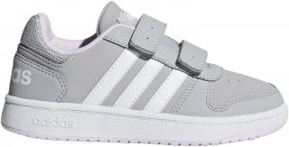 ADIDAS HOOP 2.0 CMF C Grey Veľkosť (EU) - Obuv: EU 30 1/2