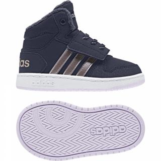 Adidas HOOPS MID 2.0l Dark Blue n Pink Veľkosť (EU) - Obuv: EU 22