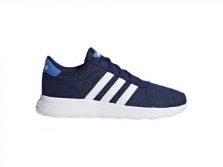 Adidas LITE RACER K Blue n White Veľkosť (EU) - Obuv: EU 28