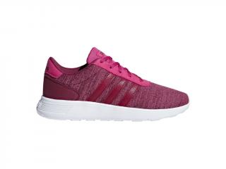 Adidas LITE RACER K Pink n White Veľkosť (EU) - Obuv: EU 31