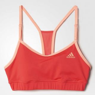 Adidas Strappy Bra Farba: červená, Veľkosť: M