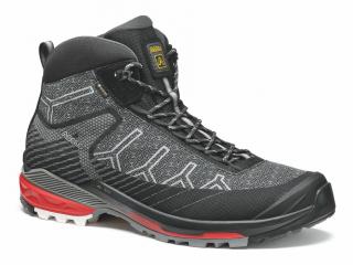 Asolo FALCON EVO Jaquard GV MM black/red Veľkosť: UK 9.5, EU 43 2/3