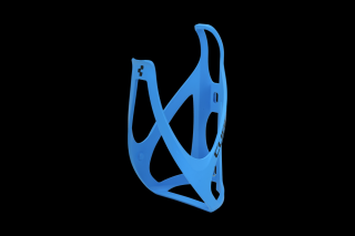 CUBE Bottle Cage HPP matt blue n black