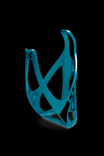 CUBE Bottle Cage HPP matt bluegrey n black