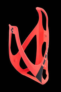 CUBE Bottle Cage HPP matt coral n black