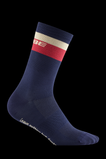 Cube Socks High Cut Blackline blue red beige Veľkosť - Doplnku  / Ponožky: 40-43